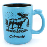 American Gift Corp MUG-Moose Thumb Holder Colorado 16OZ ASST