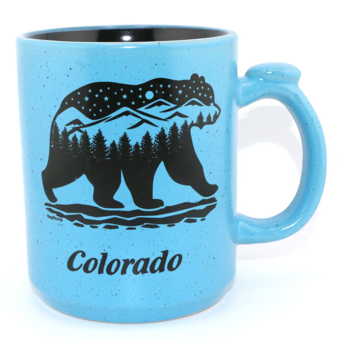 American Gift Corp MUG-BEAR THUMB HLDR 16OZ ASST