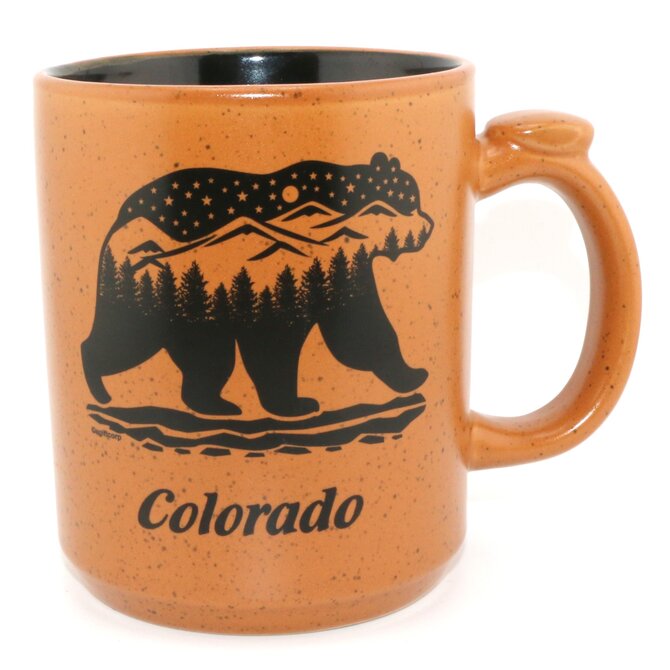 American Gift Corp MUG-BEAR THUMB HLDR 16OZ ASST