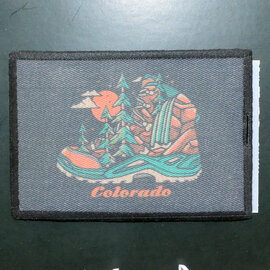 Lantern Press Patch - Colorado Hiking Boot