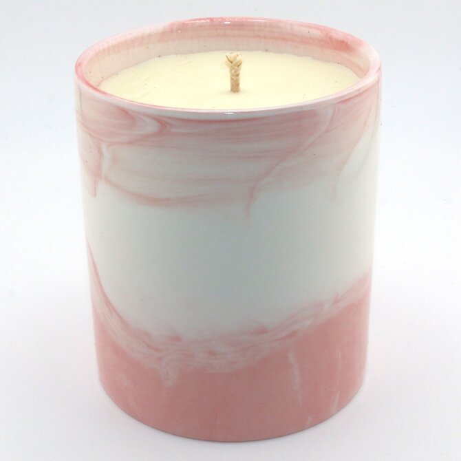 Candyl LLC *Candle - Pink Marble/ Soy Sage & Sugar Cane