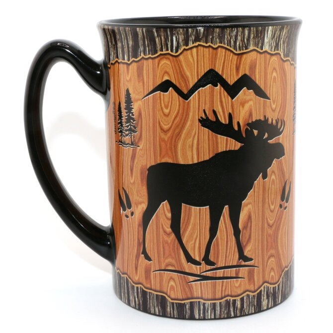 American Gift Corp Mug - Moose Wood Look
