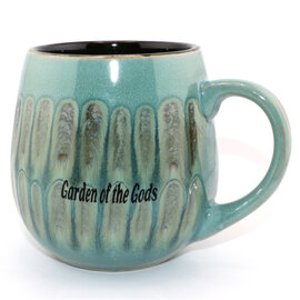 American Gift Corp BOWL/MUG-Drip Glaze Ovals Garden of the Gods 18OZ ASST
