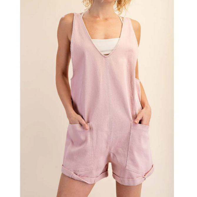 Rae Mode Romper - Cotton Twill