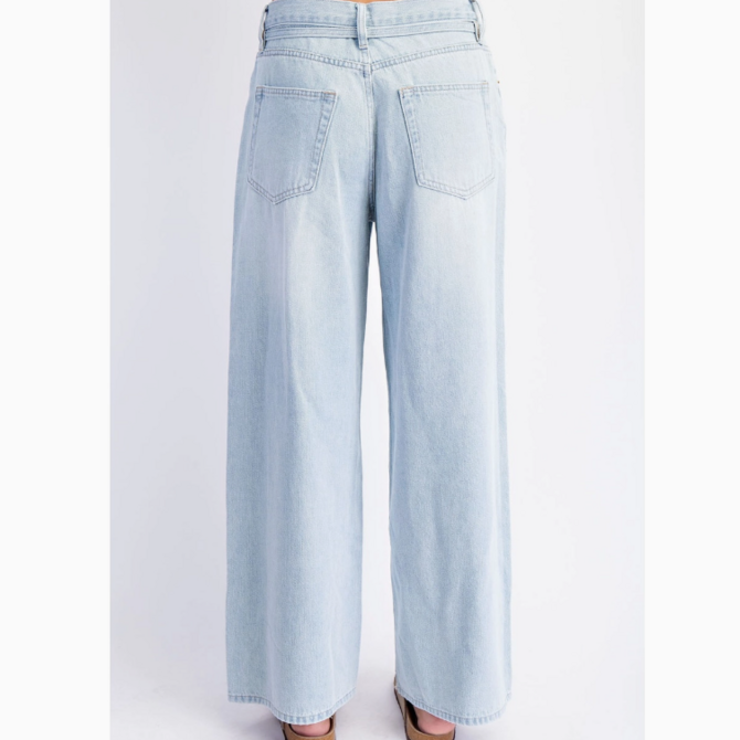 Rae Mode Jean - Baggy Straight Linen