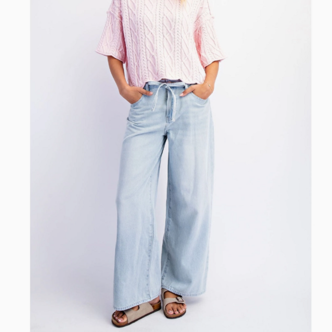 Rae Mode Jean - Baggy Straight Linen