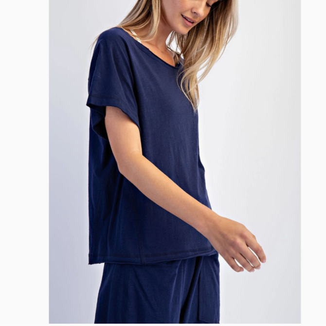 Rae Mode Tee - Cotton Slub
