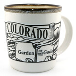 Monterey MUG-Elk Brown/White Garden of the Gods Sign Colorado