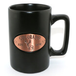 AMERICAWARE MUG-Black/Copper Oval Colorado