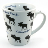 Monterey MUG-Moose Black/White Pikes Peak/Colorado
