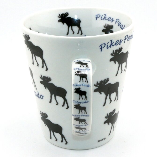 Monterey MUG-Moose Black/White Pikes Peak/Colorado