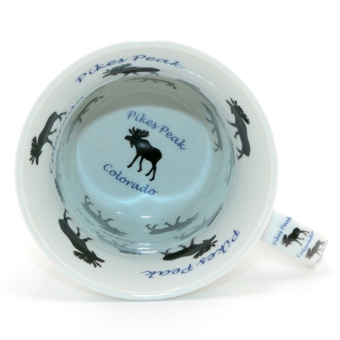 Monterey MUG-Moose Black/White Pikes Peak/Colorado