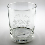 Carson Inc Rocks Glass - Life's An Adventure Colorado