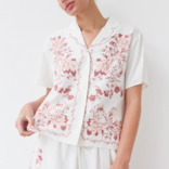 RAISONNEL Shirt - Vintage Rose V-Neck