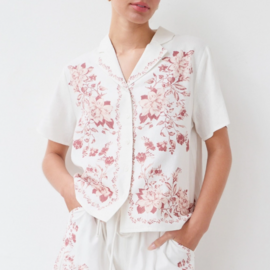 RAISONNEL Shirt - Vintage Rose V-Neck