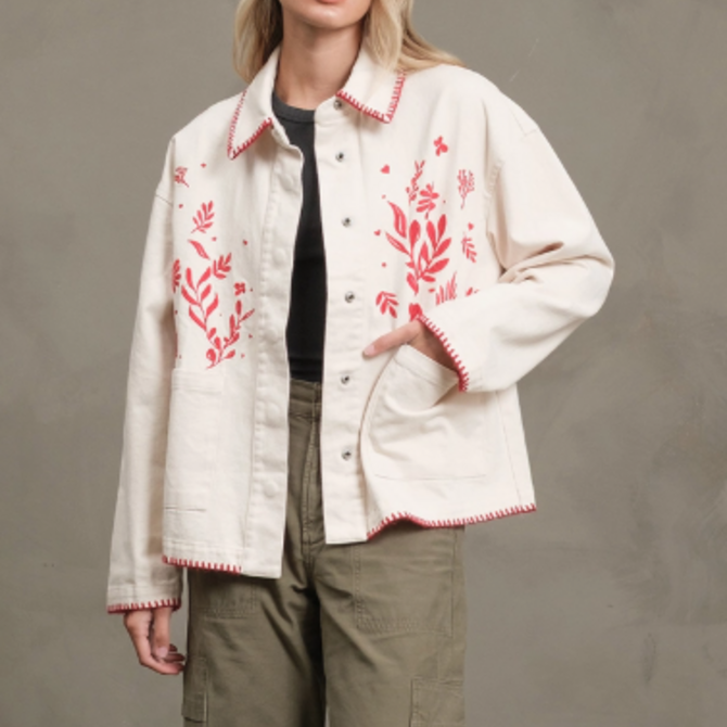 RAISONNEL Jacket - Floral Embroidered