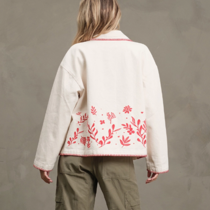 RAISONNEL Jacket - Floral Embroidered