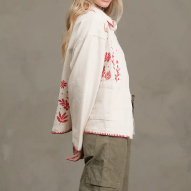 RAISONNEL Jacket - Floral Embroidered