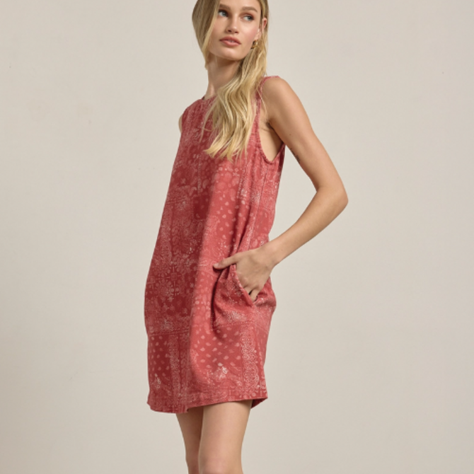 RAISONNEL Dress - Washed Bandana