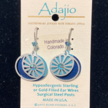 ADAJIO LEFT HAND STUDIOS Earring - Sun/Moon Blue