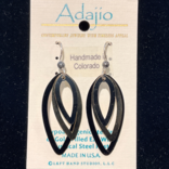 ADAJIO LEFT HAND STUDIOS Earring - Tri Teardrop Metallic