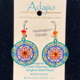 ADAJIO LEFT HAND STUDIOS Earring - Mandala Vibrant