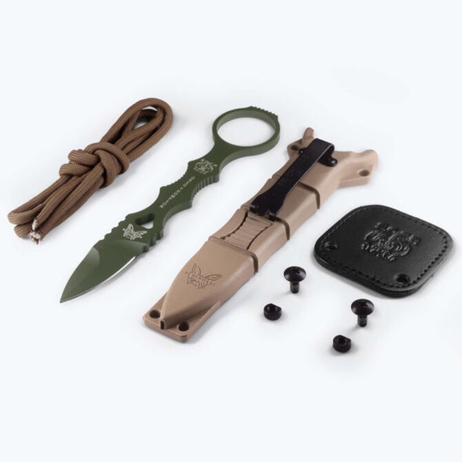 BENCHMADE KNIFE - Mini Dagger SOCP Cerakote Olive/Tan