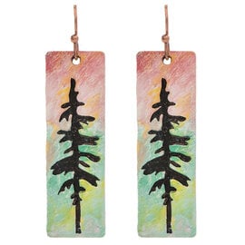 Rain Jewelry Collection Earring - Tree Twilight Bar