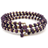 Anju Jewelry Bracelet - Coil Purple Small