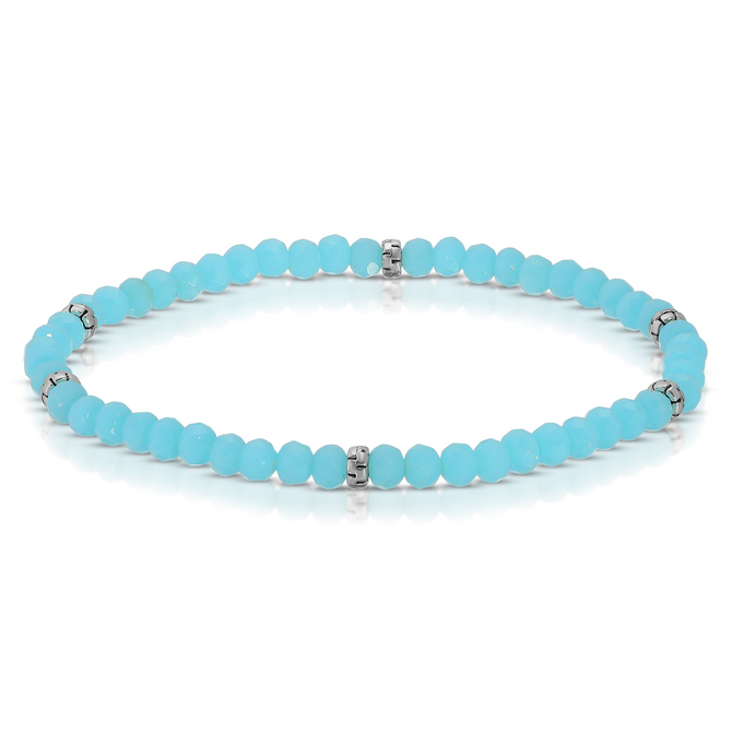 My Fun Colors Bracelet - Mini Crystal Aqua