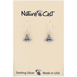 NATURE CAST METALWORKS Earring - Bee Sterling Silver