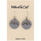 NATURE CAST METALWORKS Earring - Mountain Peaks Cutout