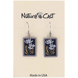 NATURE CAST METALWORKS Earring - Flowers White