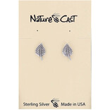NATURE CAST METALWORKS Earring - Aspen Leaf Post