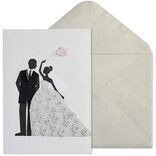 NIQUEA.D BY AVANTI Card - Bride & Groom w/Flowers