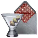 NIQUEA.D BY AVANTI Card - Martini Die Cut Bday