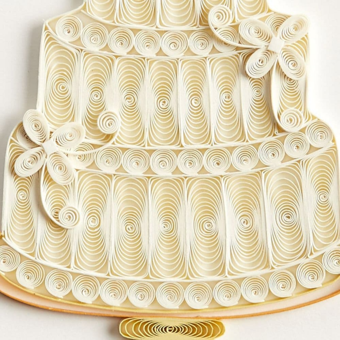 NIQUEA.D BY AVANTI Card - Wedding Cake Quilled