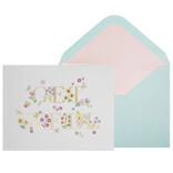 NIQUEA.D BY AVANTI Card - Get Well Lettering w/ Flowers
