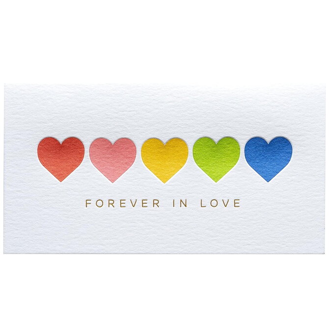 NIQUEA.D BY AVANTI Card - Row of Hearts