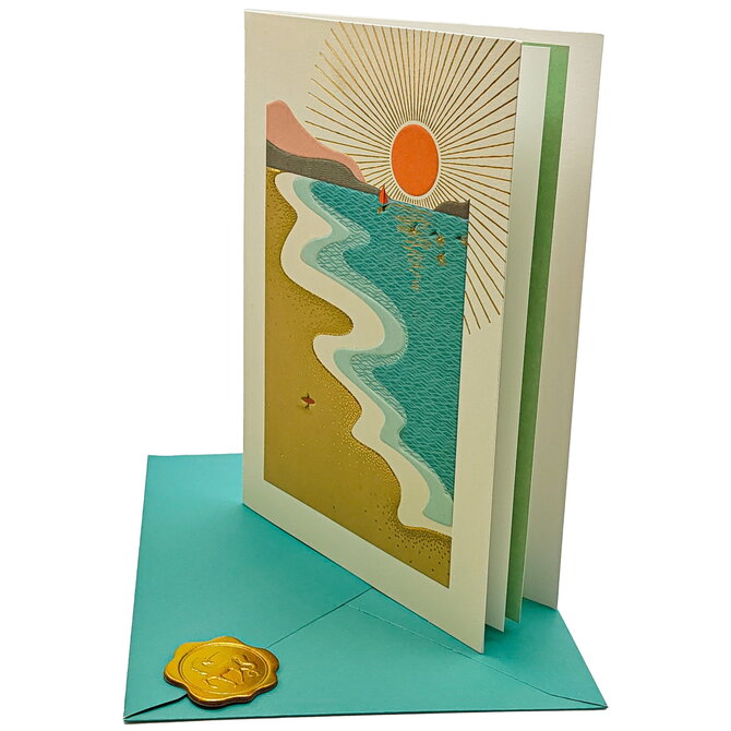 NIQUEA.D BY AVANTI Card - Beach Scene Bday