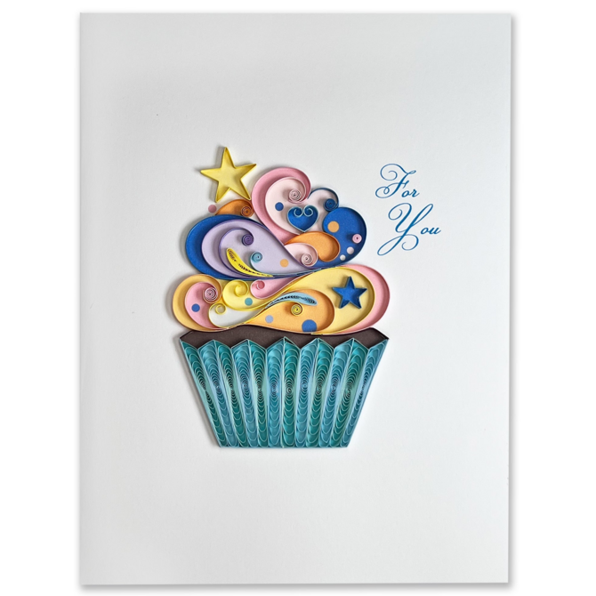 NIQUEA.D BY AVANTI Card - Bday Cupcake Quilled