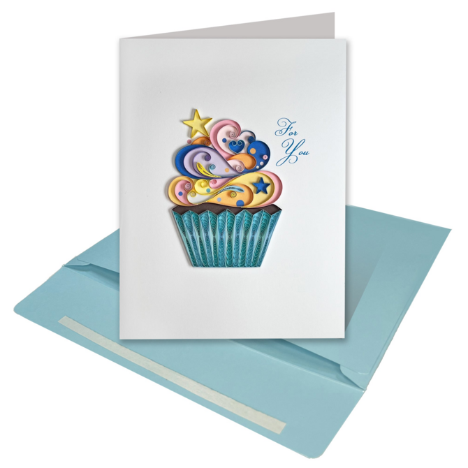 NIQUEA.D BY AVANTI Card - Bday Cupcake Quilled