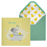 NIQUEA.D BY AVANTI Card - Elephant in Bathtub