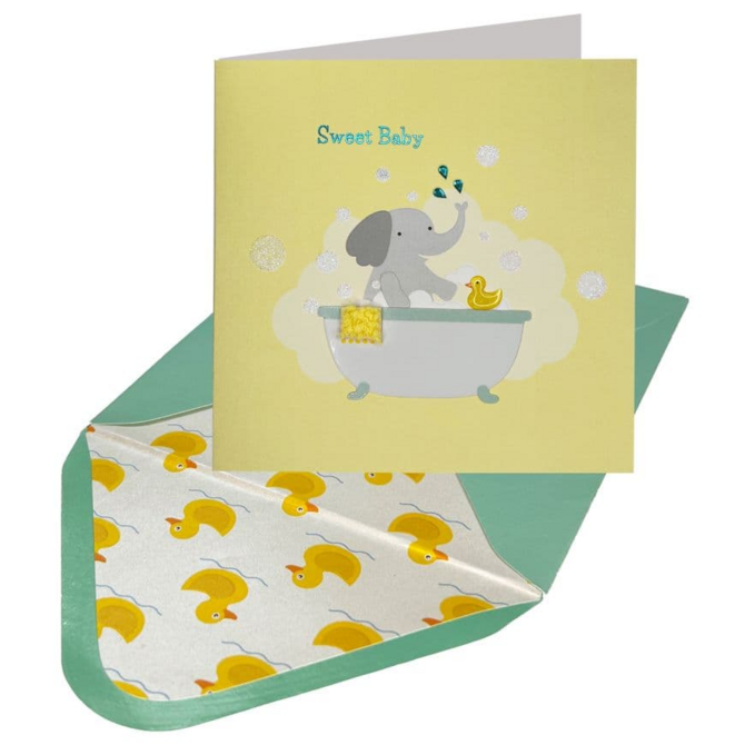 NIQUEA.D BY AVANTI Card - Elephant in Bathtub