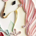 NIQUEA.D BY AVANTI Card - Unicorn Head Quilled