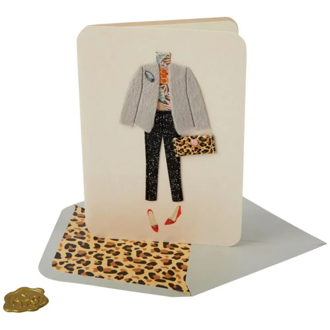 NIQUEA.D BY AVANTI Card - Outfit w/ Fur Coat