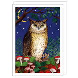 NOTES & QUERIES INC Card - Woodland Owl