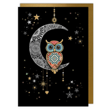 NOTES & QUERIES INC Card - Moon Owl