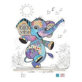 NOTES & QUERIES INC Card - Elly Elephant