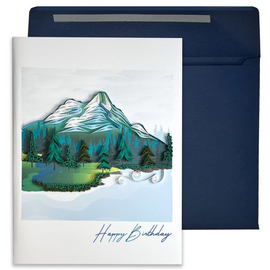 NIQUEA.D BY AVANTI Card - Bday Mountain Quilled